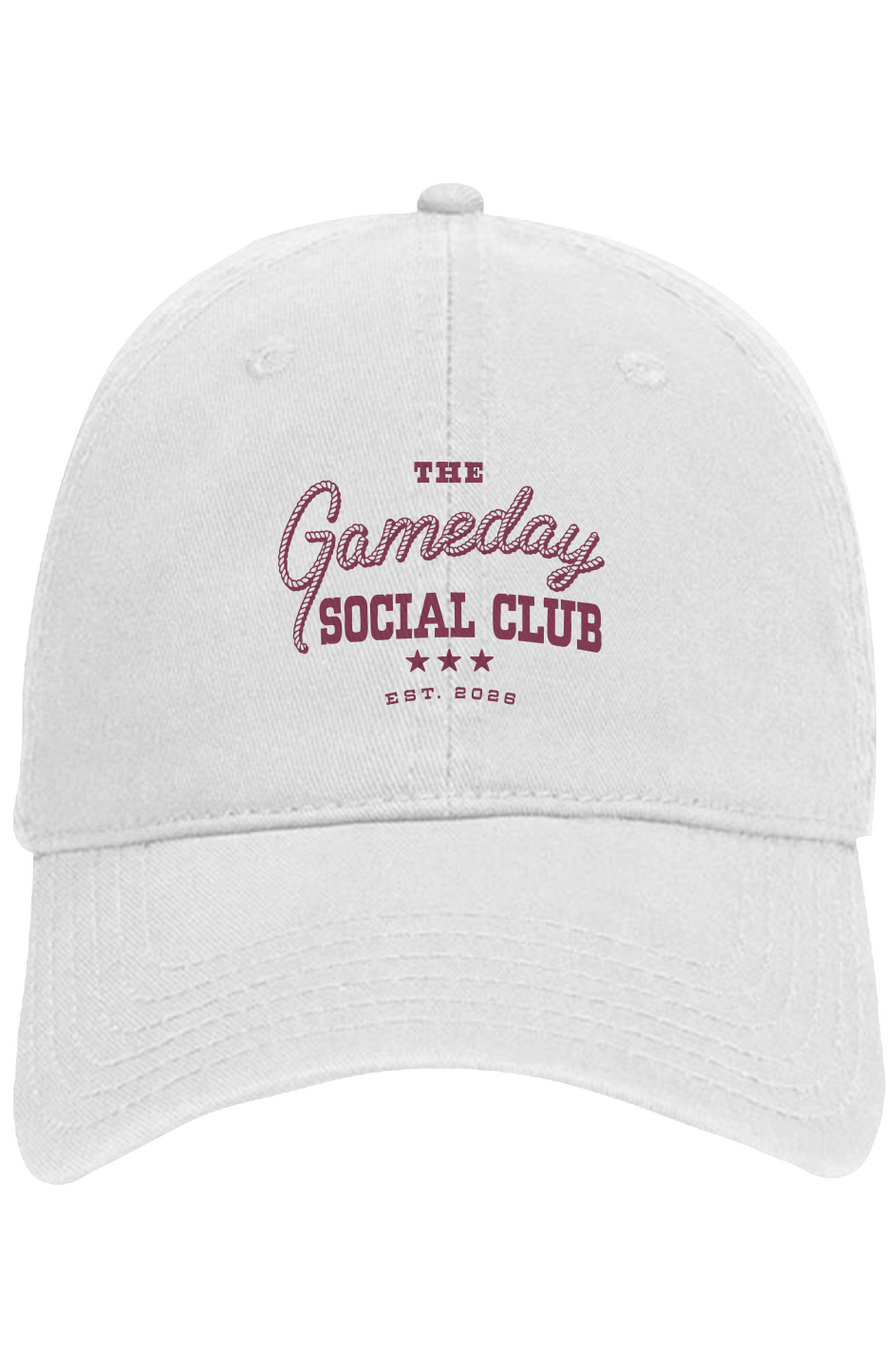 Gameday Social 6 panel dad hat