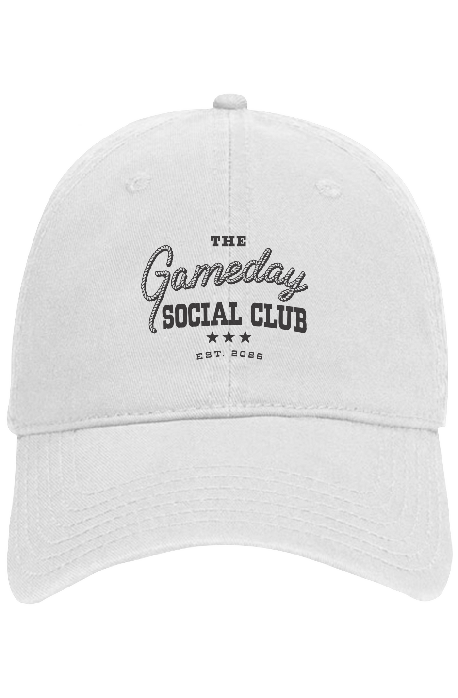 Gameday Social 6 panel dad hat