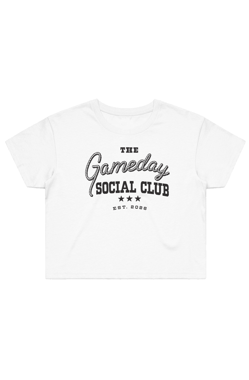 Women's Gameday Social Crop Tee