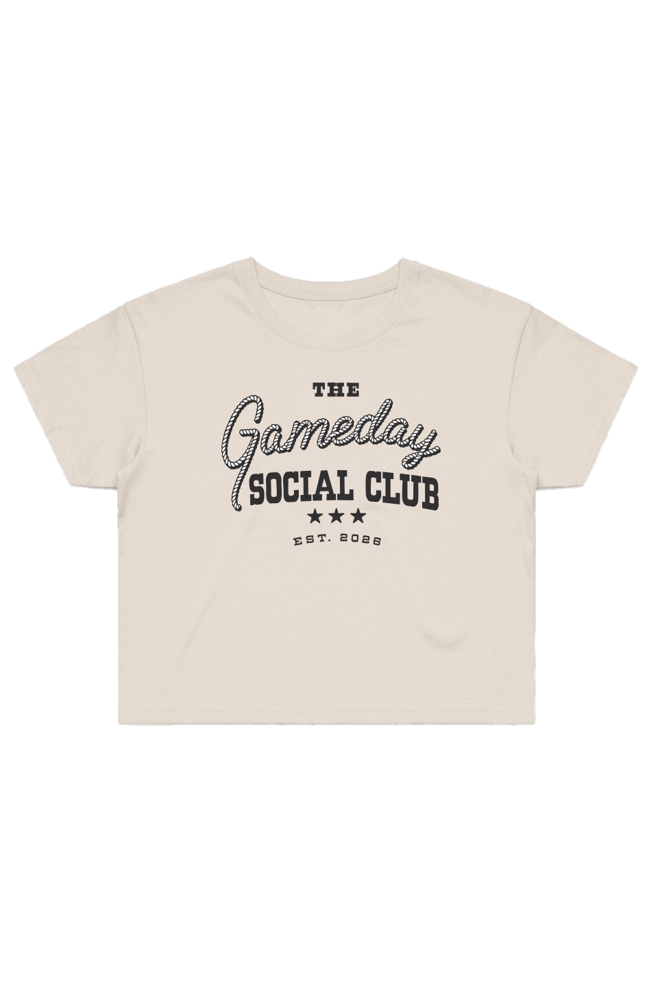 Women's Gameday Social Crop Tee