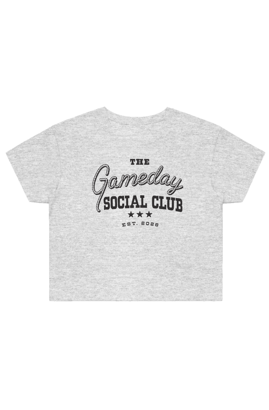 Women's Gameday Social Crop Tee