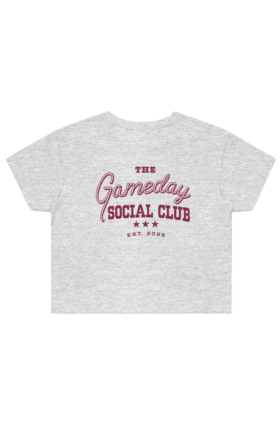 Women's Gameday Social Crop Tee