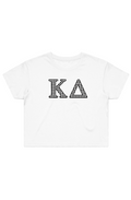 Kappa Delta Gingham Crop Tee