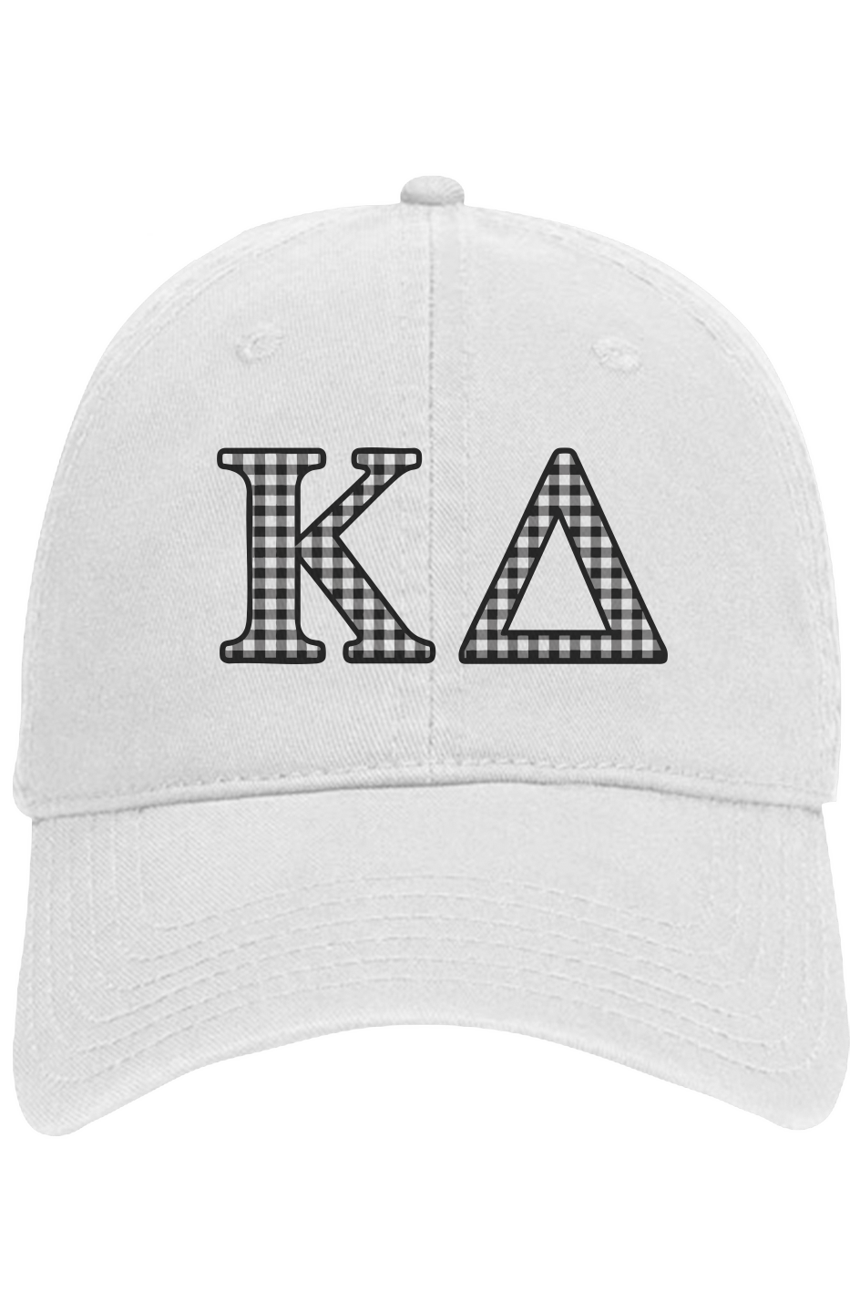 Kappa Delta Gingham 6 panel dad hat
