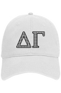 Delta Gamma Gingham 6 panel dad hat