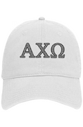 Alpha Chi Omega Gingham 6 panel dad hat