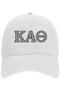 Kappa Alpha Theta Gingham 6 panel dad hat