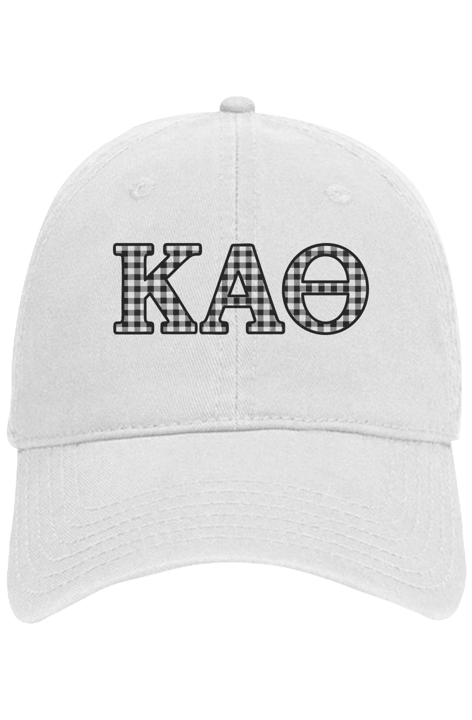 Kappa Alpha Theta Gingham 6 panel dad hat