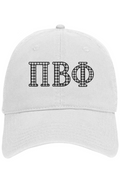 Pi Beta Phi Gingham 6 panel dad hat