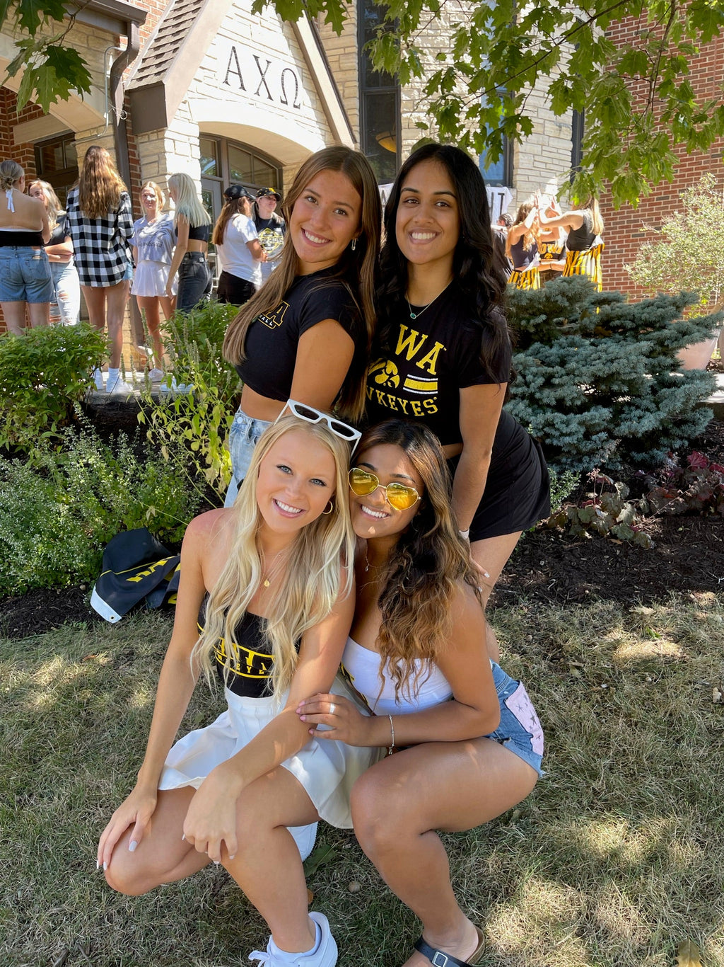 Iowa Hawkeyes Black Tube Top