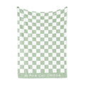 Alpha Chi Omega Blanket - Thick Checkered Sherpa Blanket