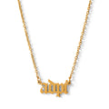 Alpha Delta Pi Old English Style Sorority Necklace