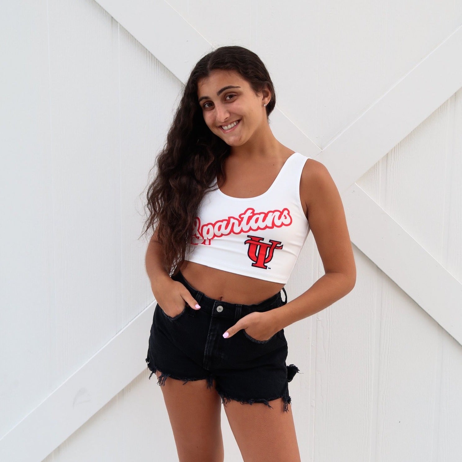 Tampa Spartans Crop Tank Top