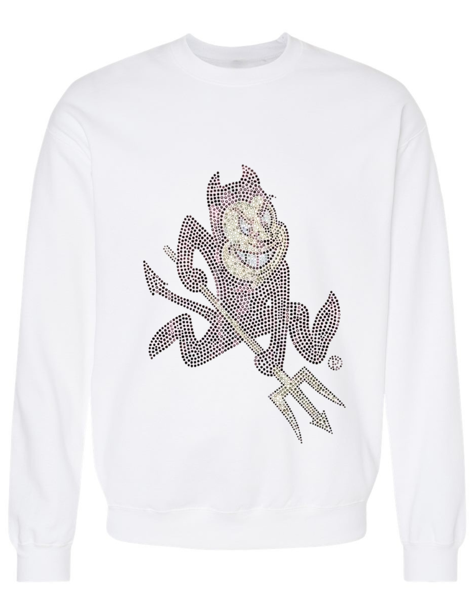 Arizona State Sun Devil White Crewneck Sweatshirt