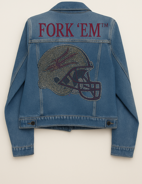 Arizona State Gray Crewneck Fork Sweater