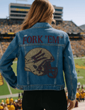Arizona State Gray Crewneck Fork Sweater