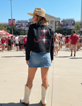 University of Alabama Logo A Black Shacket