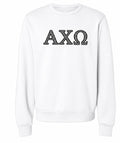 Alpha Chi Omega Gingham Fleece Sweatshirt