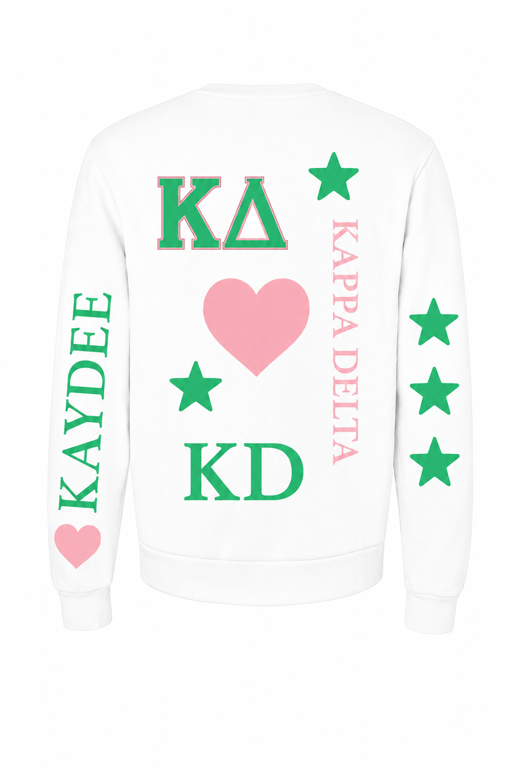 Kappa Delta Oversized Graphic Sponge Fleece Sweatshirt