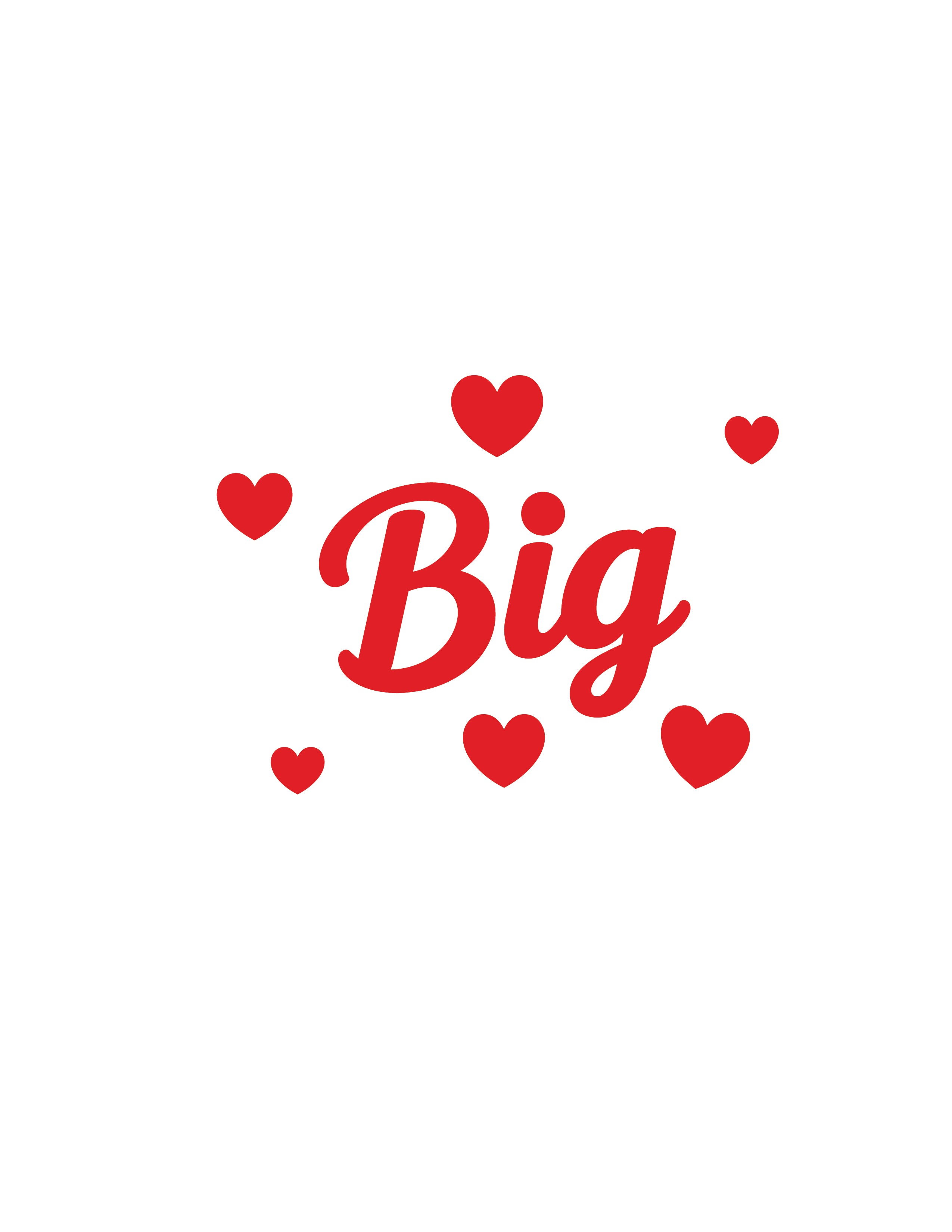 "Big" Hearts Skort