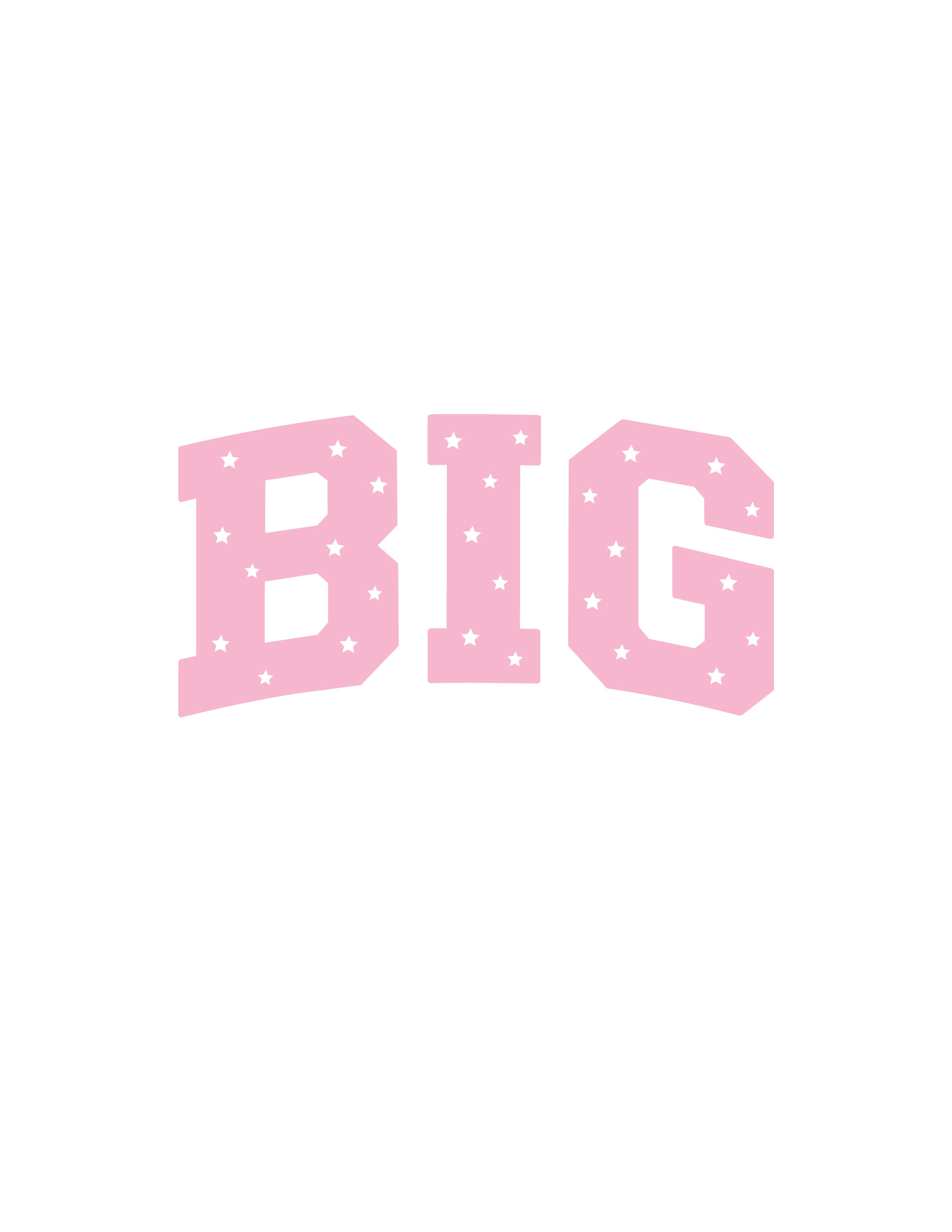 "Big" Block Letters w/ Stars