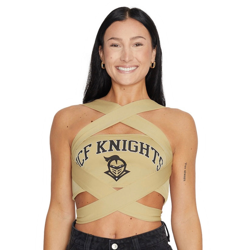 UCF Gold Multiway Bandeau Top