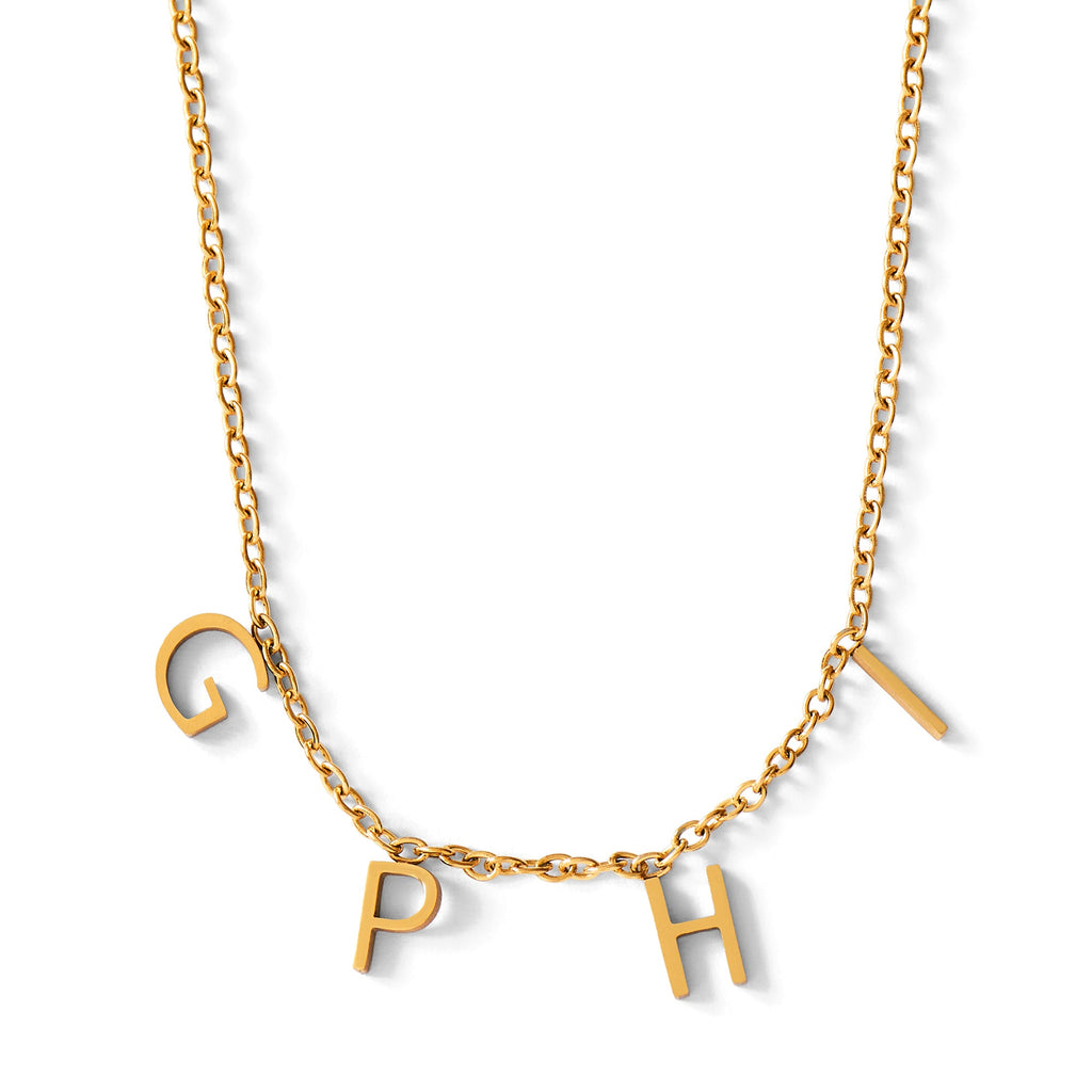 Gamma Phi Beta Name Necklace