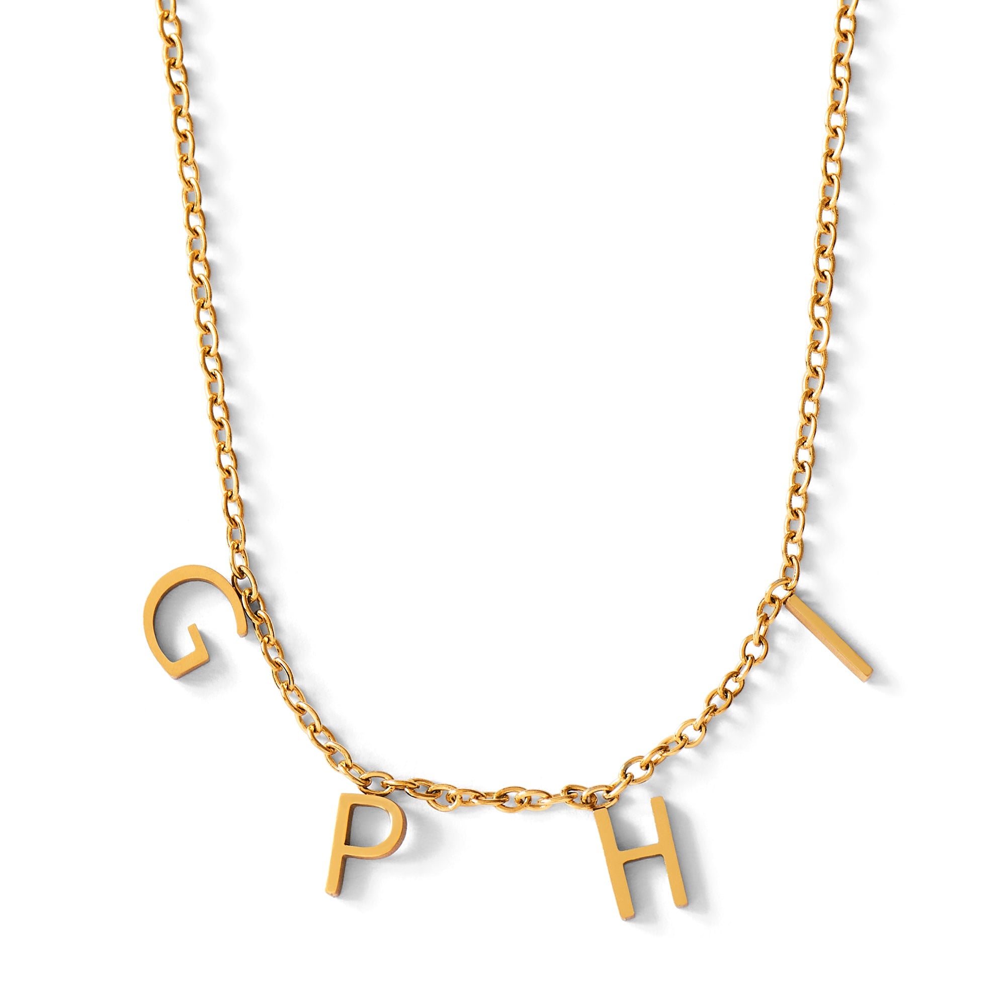 Gamma Phi Beta Name Necklace