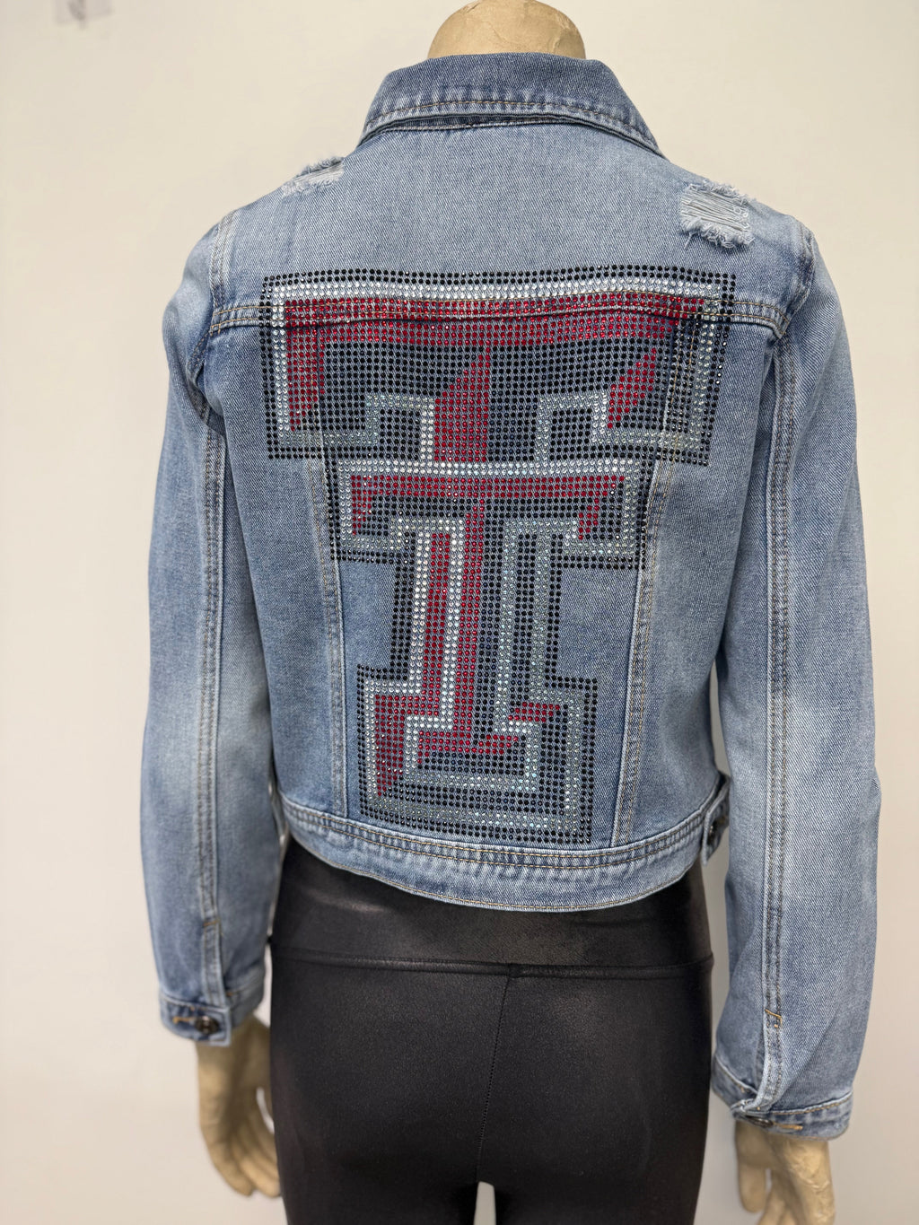 Texas Tech TT Blue Denim Jacket