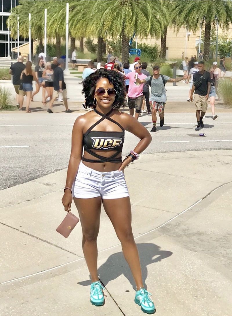 UCF Black Multiway Bandeau Top
