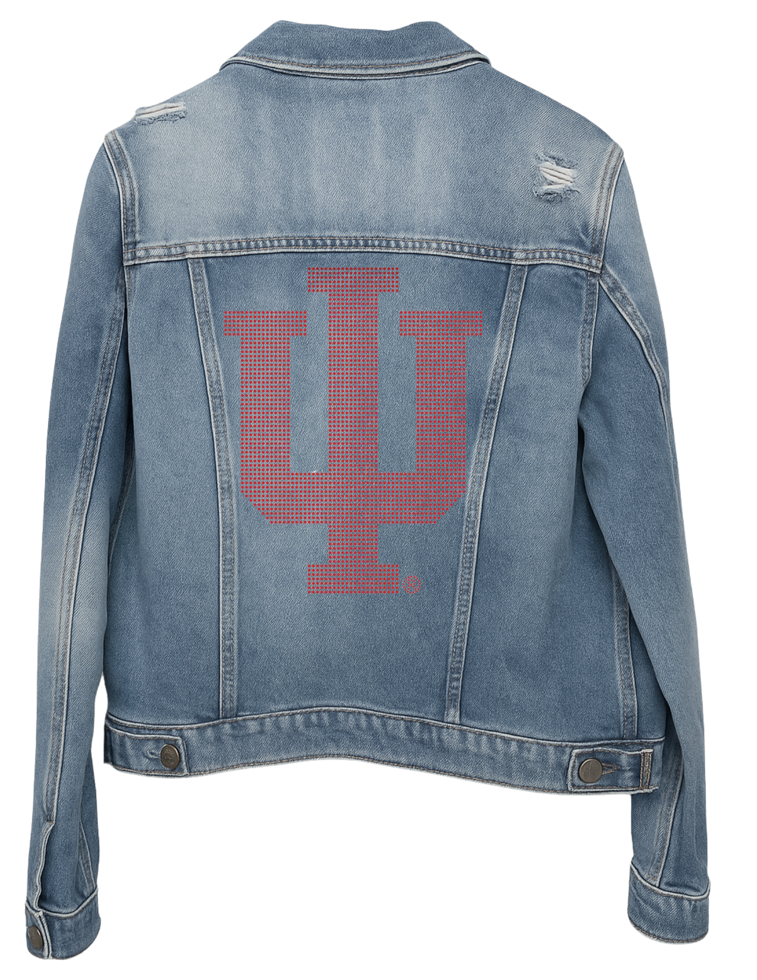 Indiana University Trident IU Blue Denim Jacket