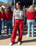 Indiana University Trident IU Grey Crewneck Sweater