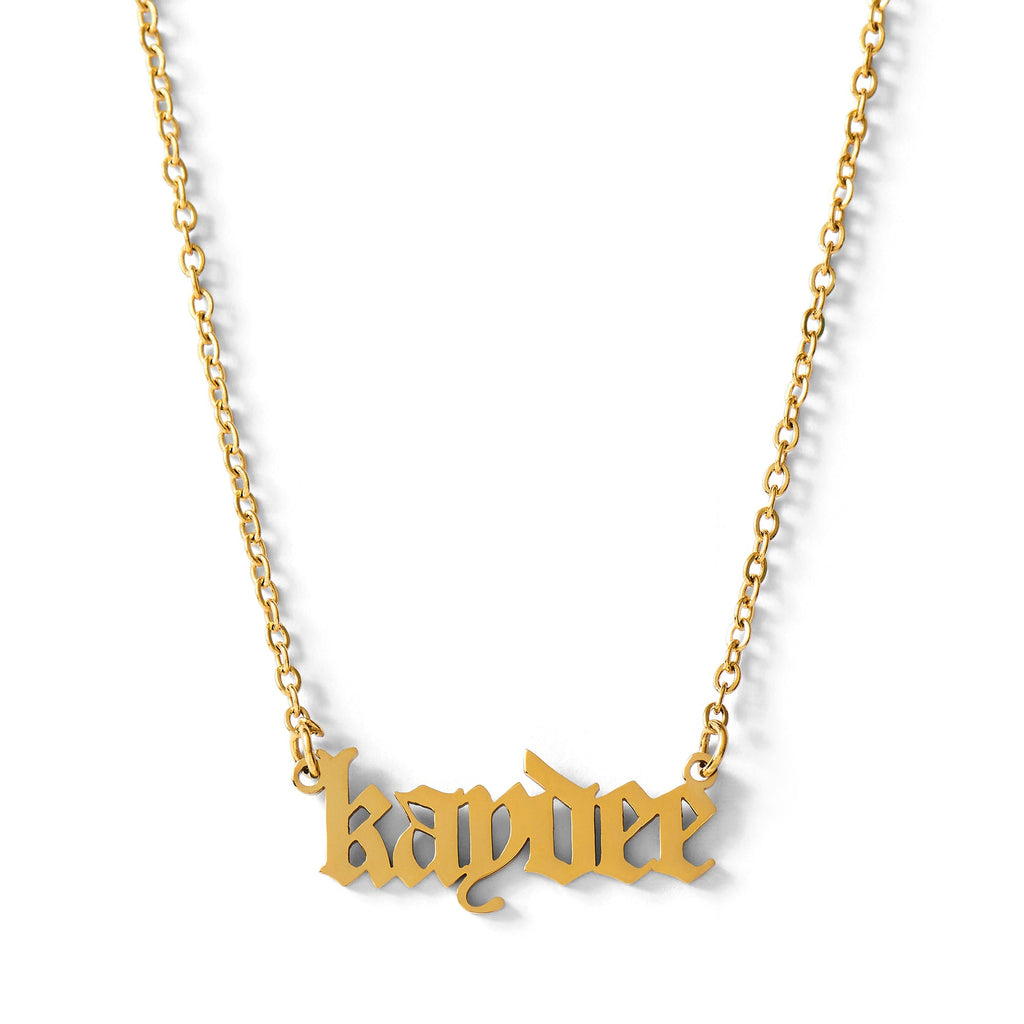 Kappa Delta Old English Style Sorority Necklace