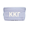 Kappa Kappa Gamma Makeup Bag - Puffer Style with Sorority Letters