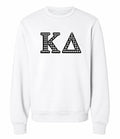 Kappa Delta Gingham Fleece Sweatshirt