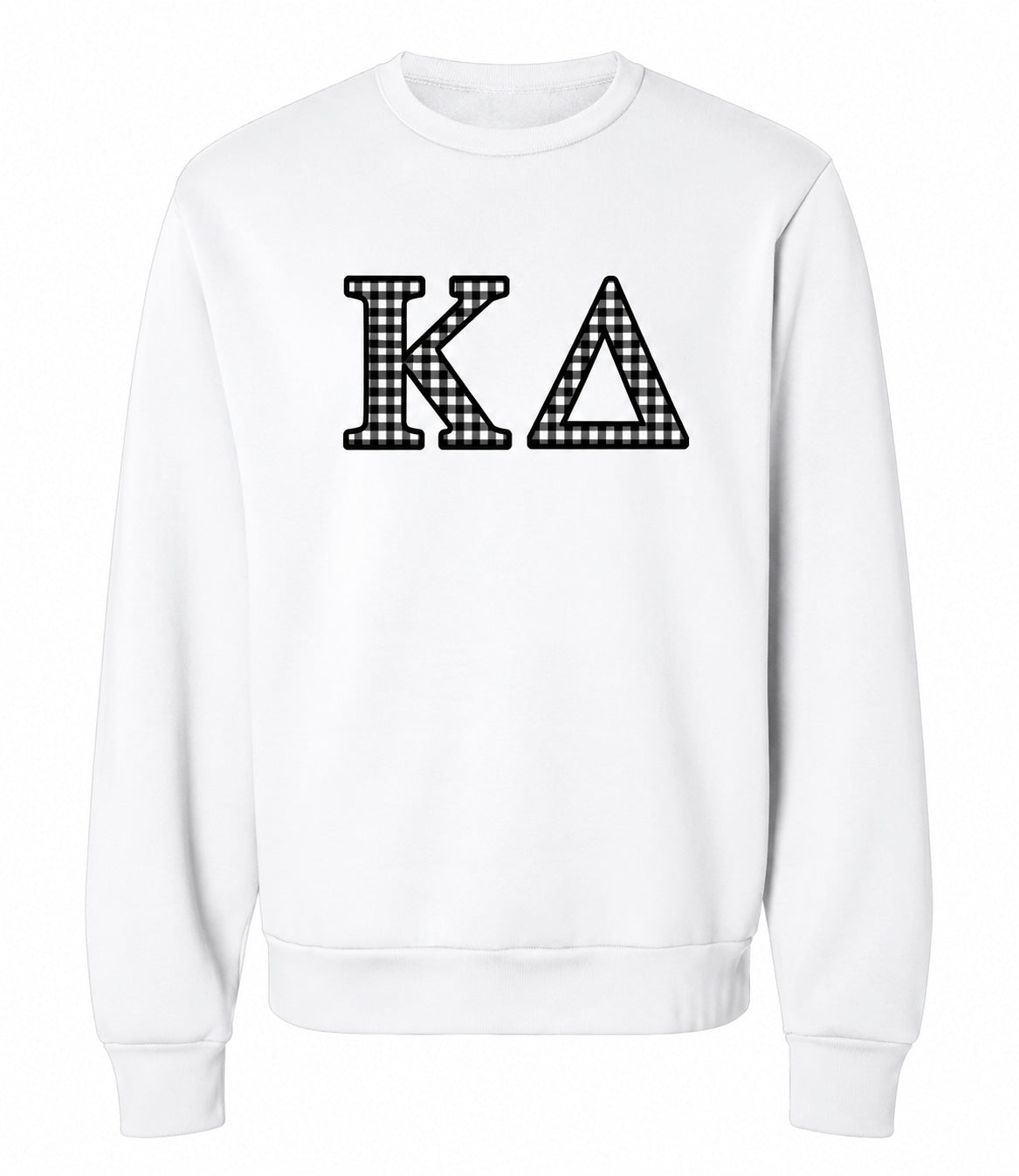 Kappa Delta Gingham Fleece Sweatshirt