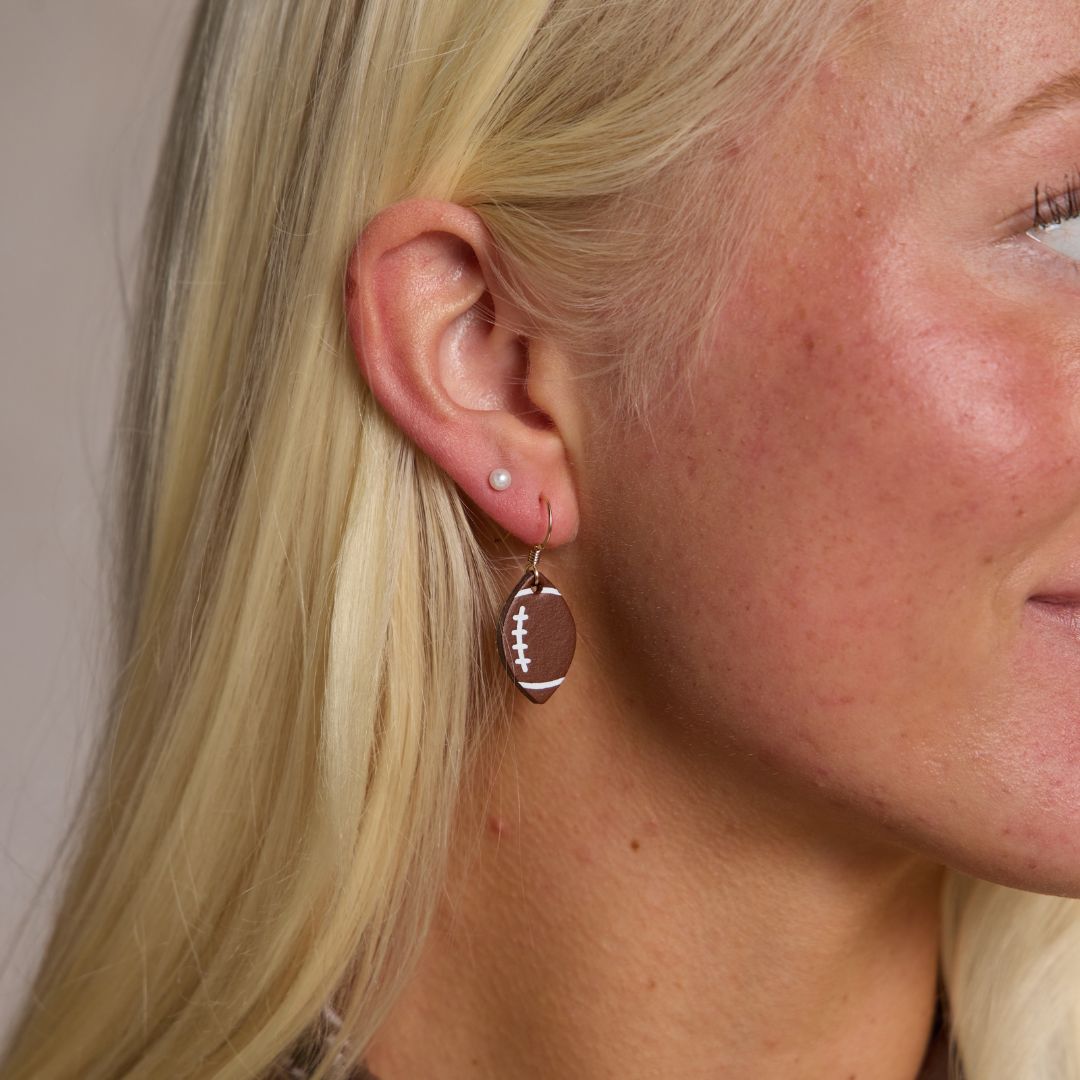 Mini Touchdown Earrings