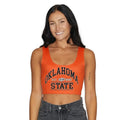 Oklahoma State Orange Crop Tank Top