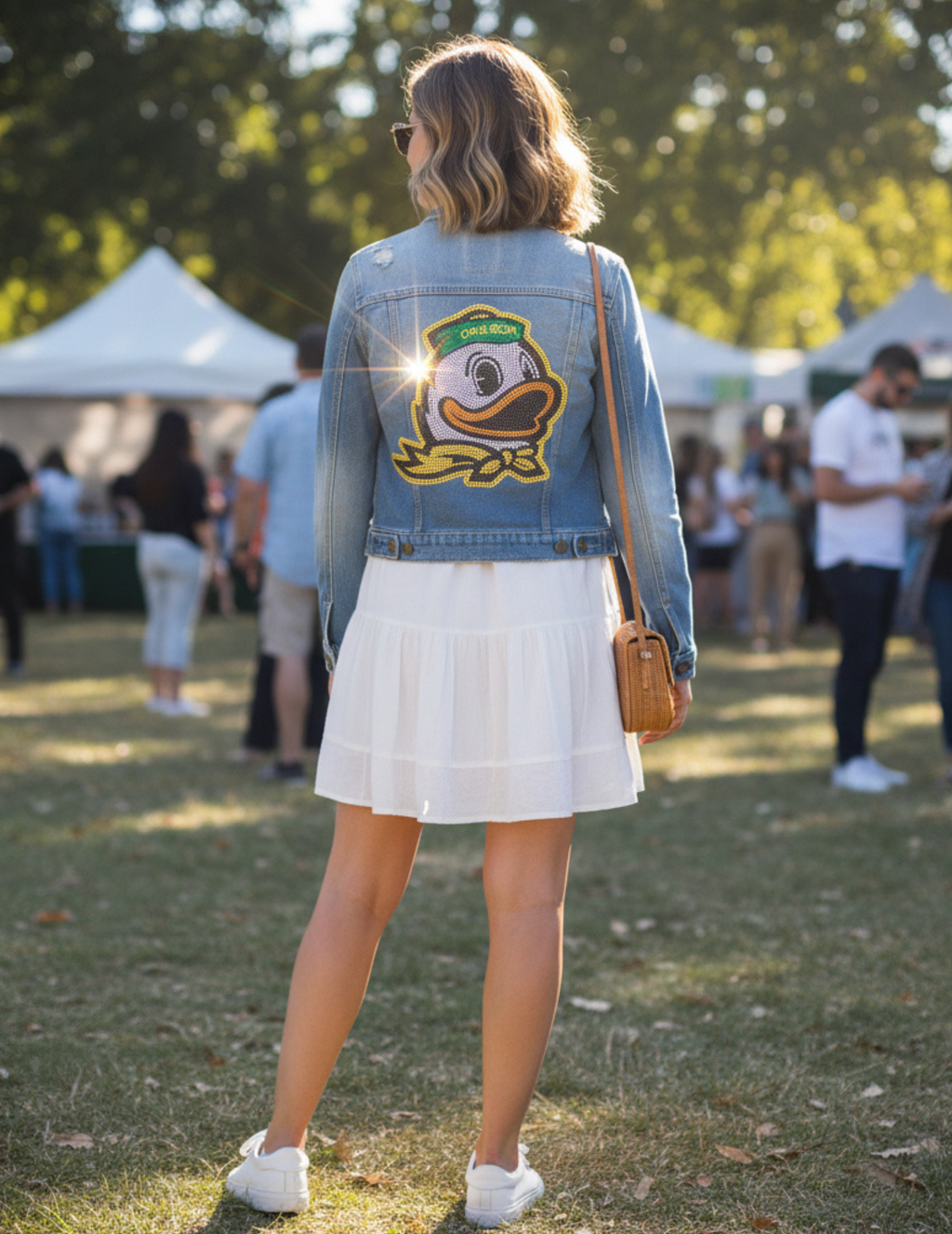 University of Oregon Duck Blue Denim Jacket