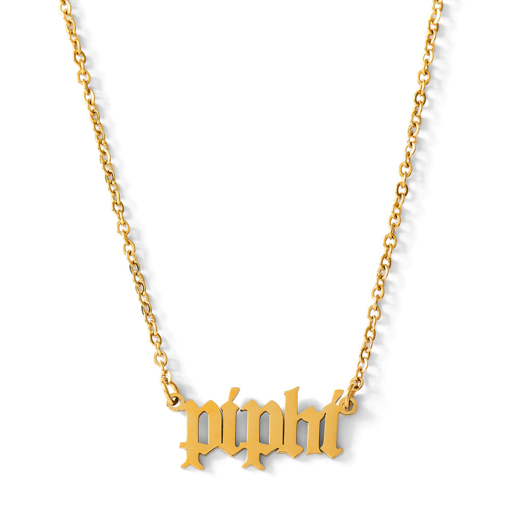 Pi Beta Phi Old English Style Sorority Necklace