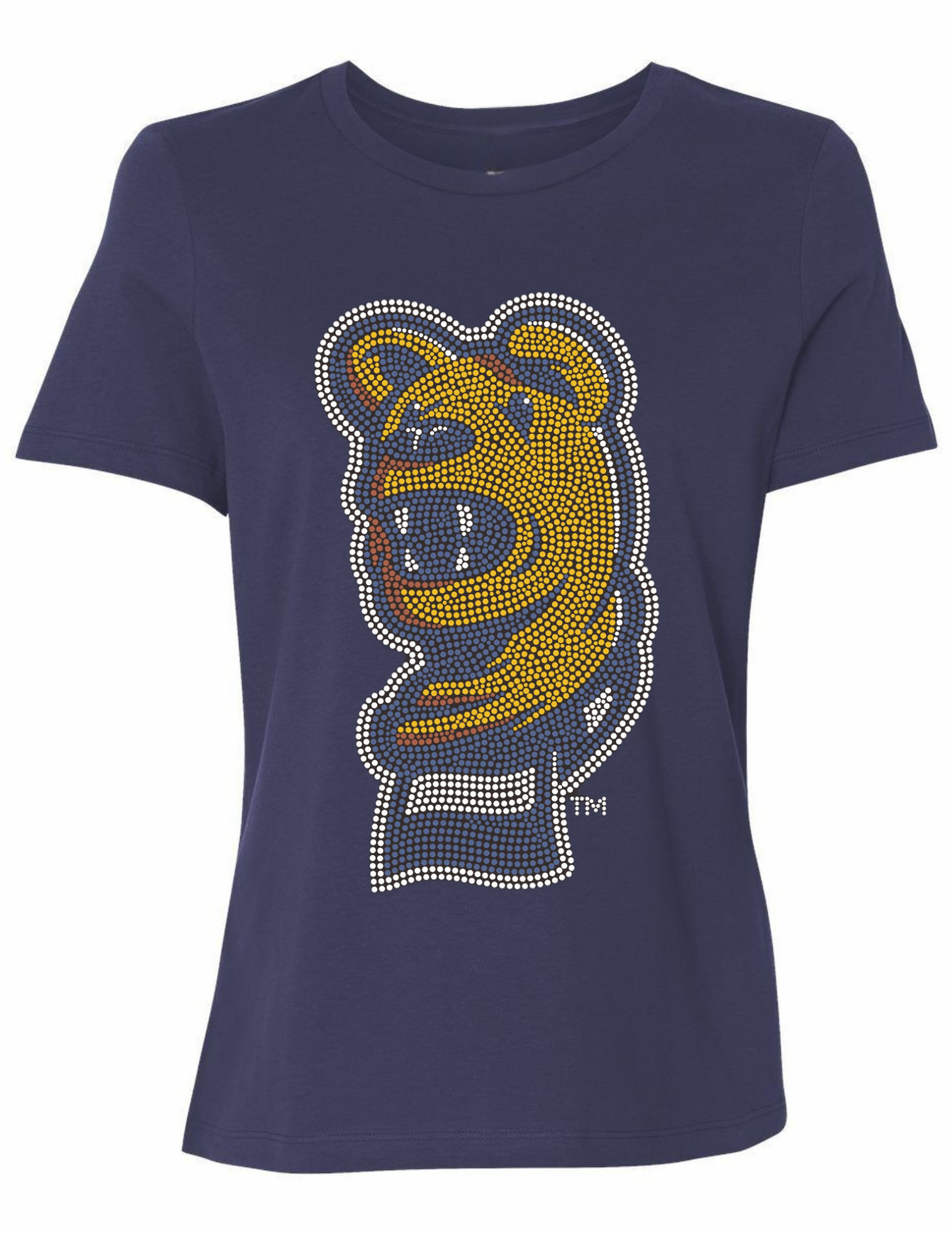 Penn State Mascot Head Navy Crewneck Short Sleeve T-Shirt