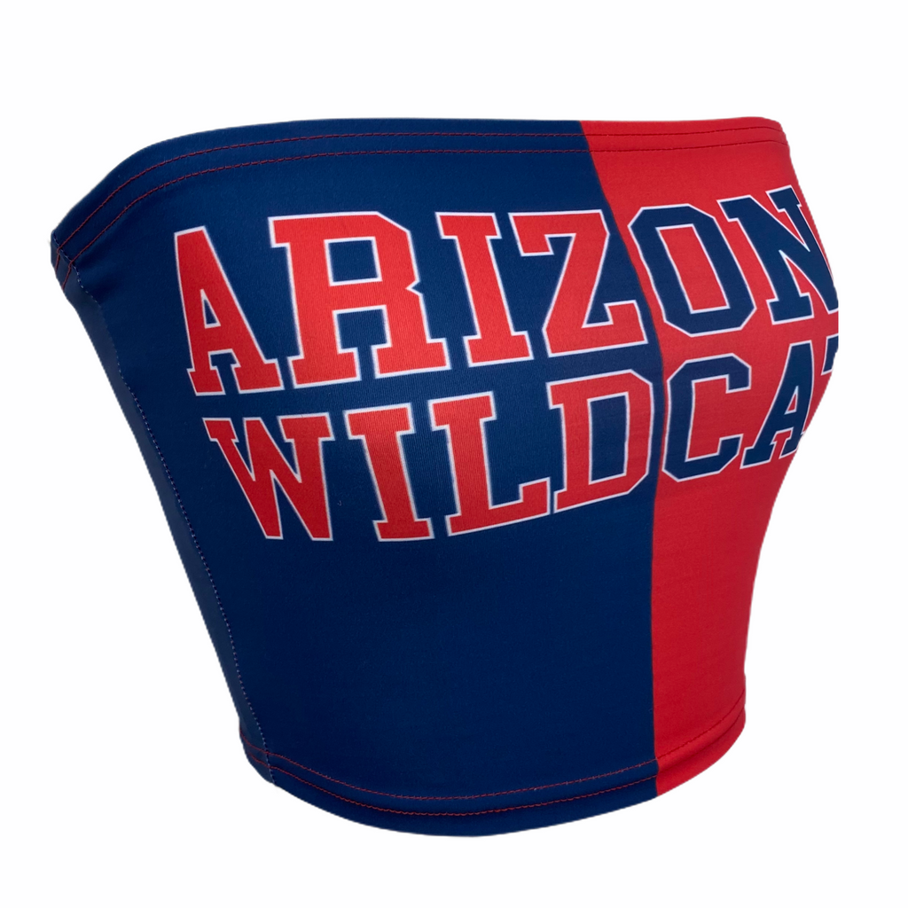 University of Arizona Two Tone Tube Top