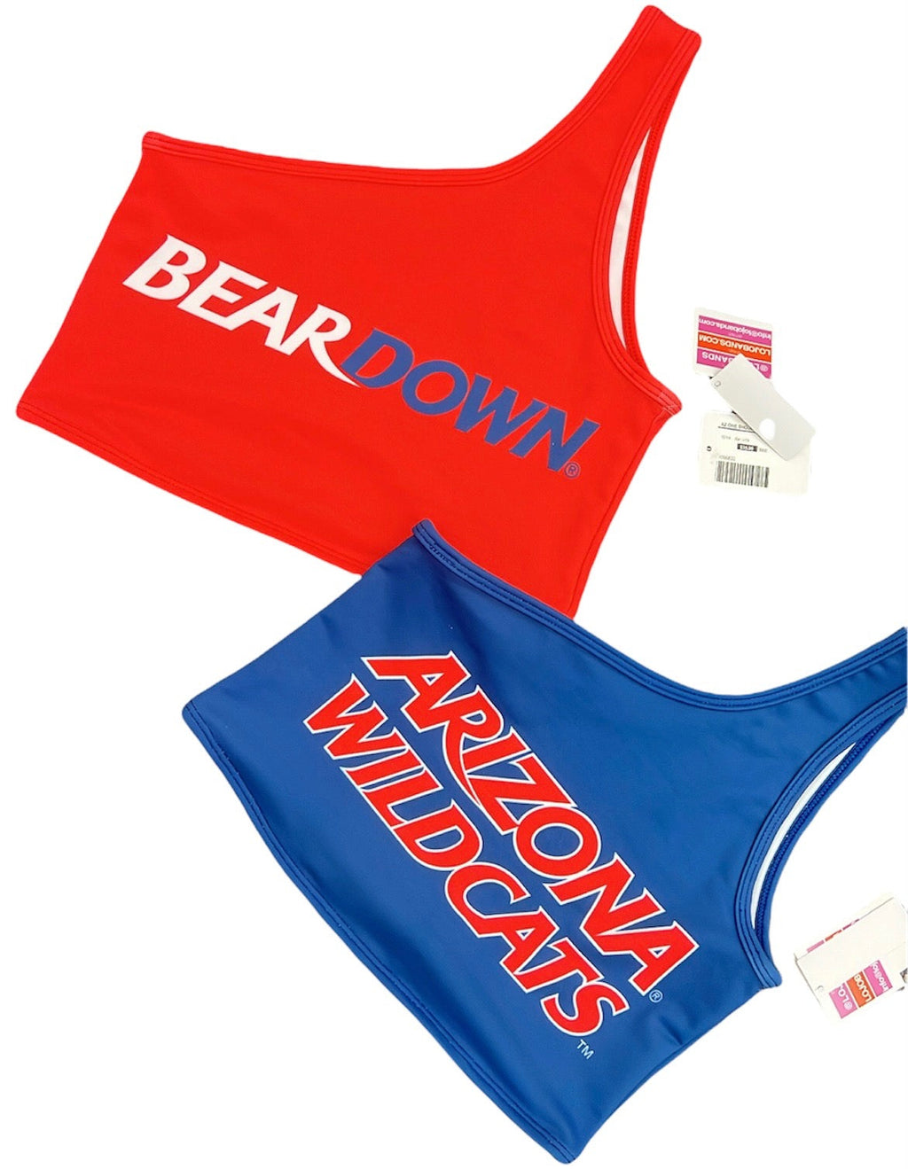 University of Arizona Navy One Shoulder Top