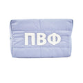 Pi Beta Phi Makeup Bag - Puffer Style with Sorority Letters