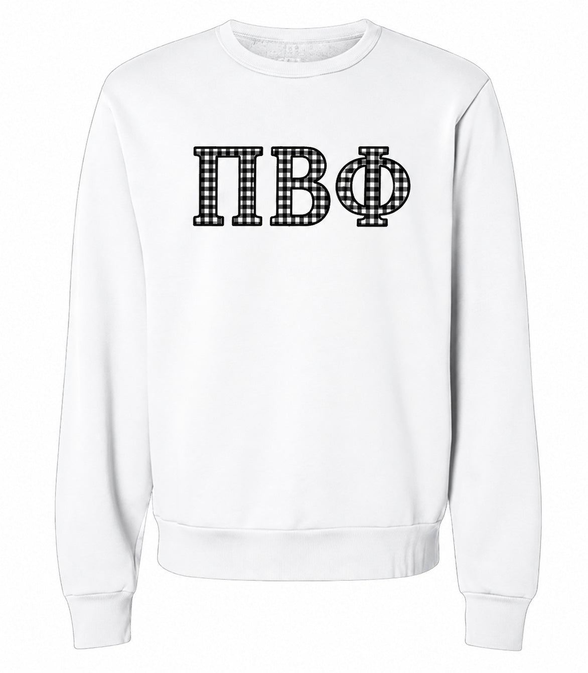 Pi Beta Phi Gingham Fleece Sweatshirt