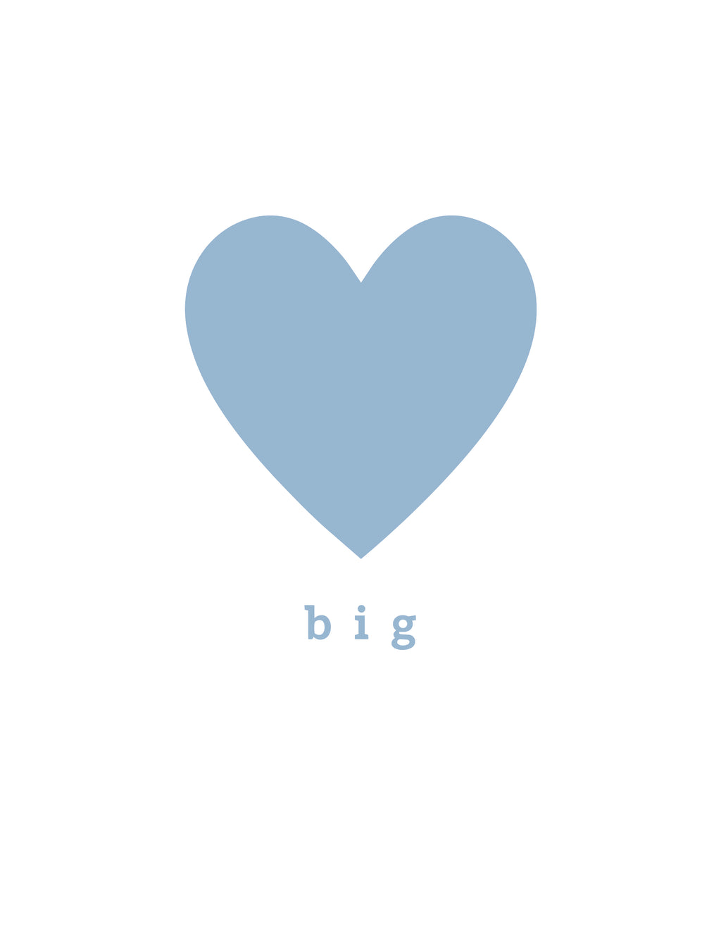 "Big" Simple Heart Cali Wave Wash Short