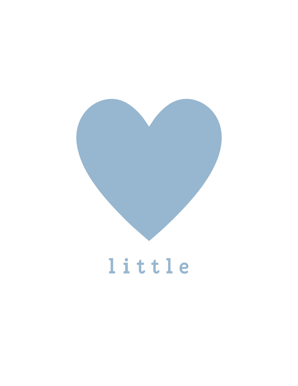 "Little" Simple Heart High Crown Trucker Hat