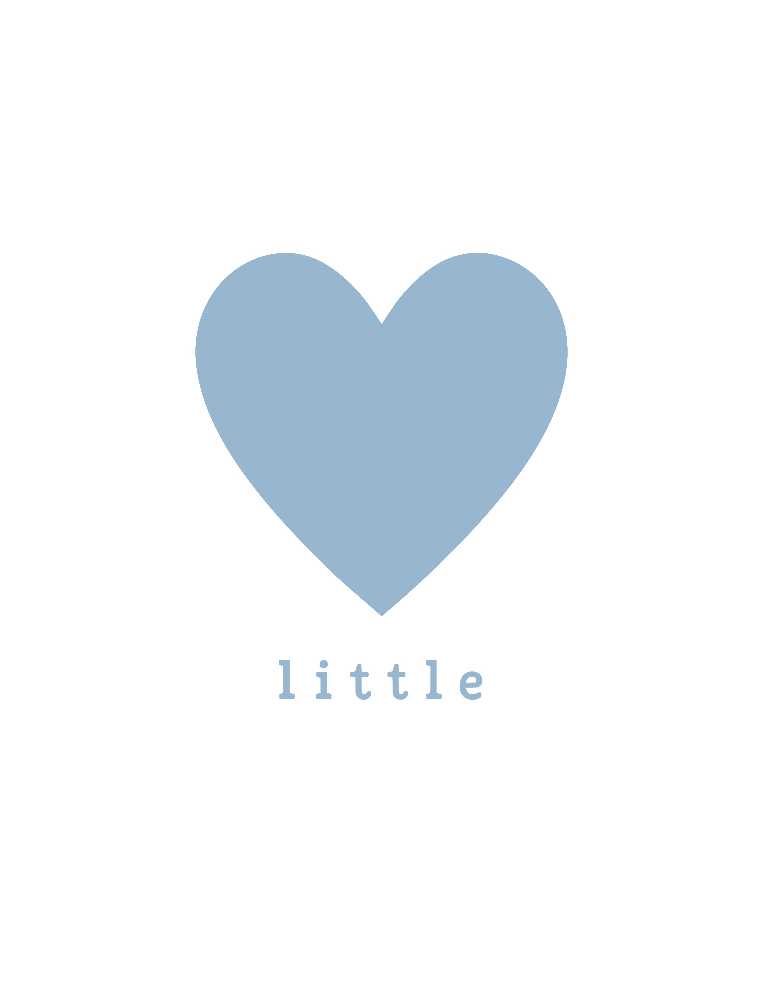 "Little" Simple Heart High Crown Trucker Hat
