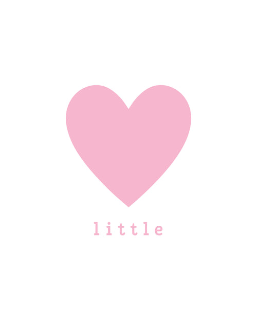 "Little" Simple Heart High Crown Trucker Hat