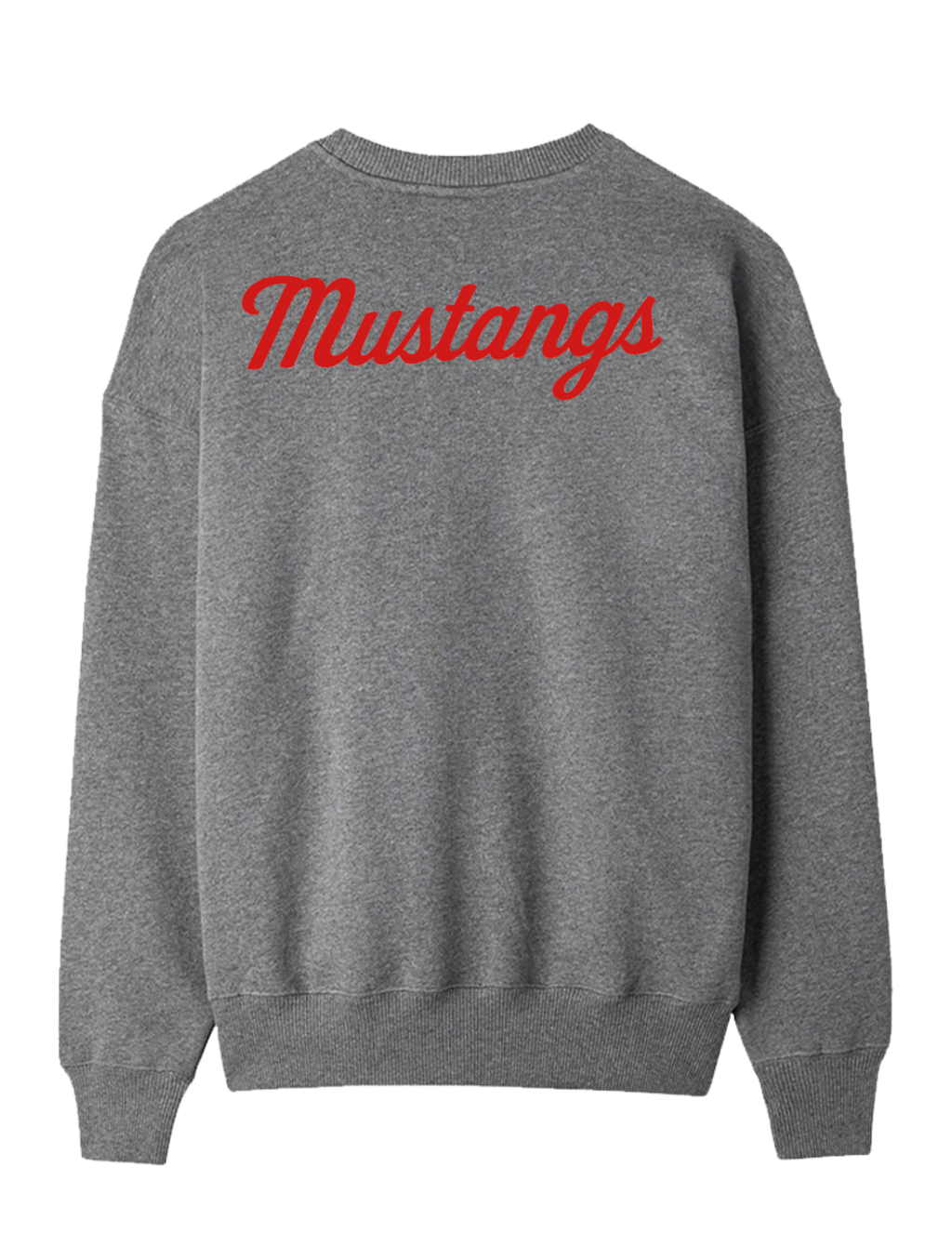 SMU Mustangs Crewneck Grey Sweatshirt